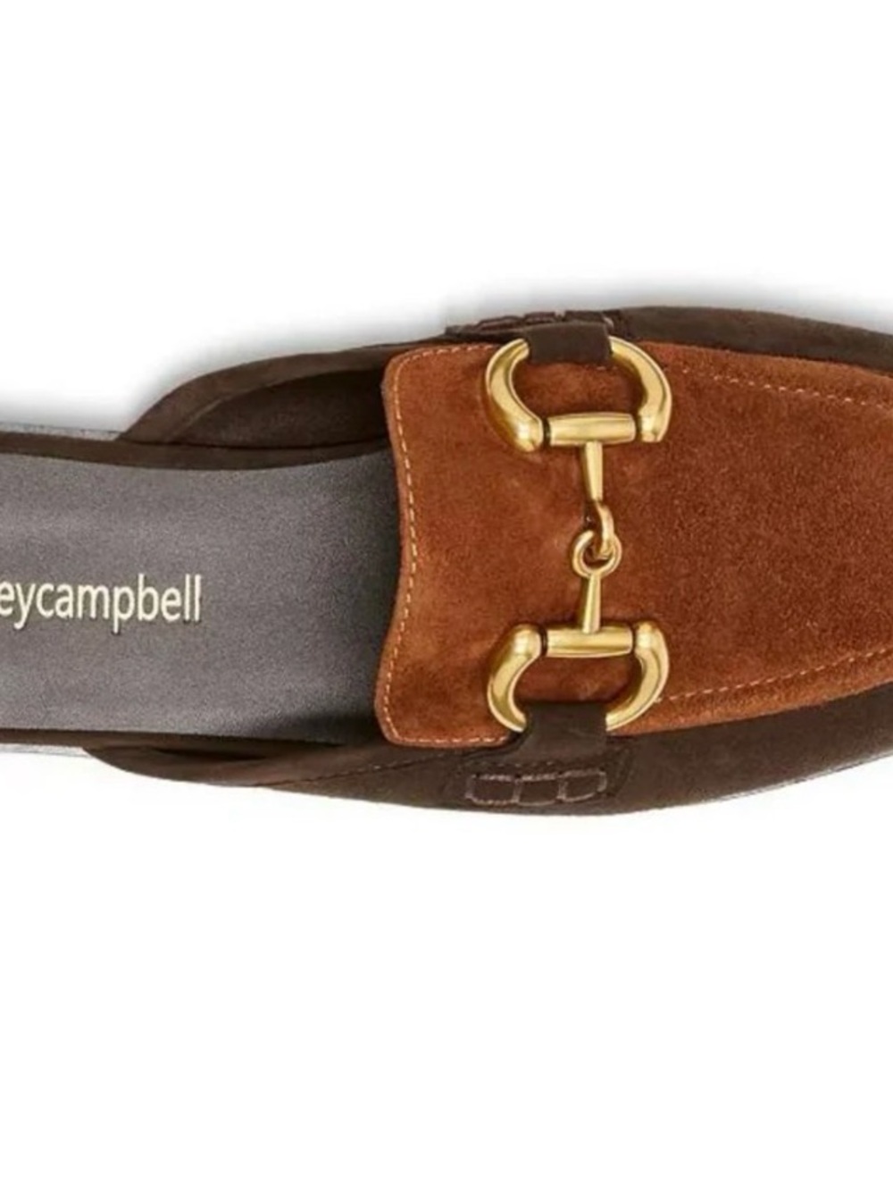 Jeffrey Campbell Velvit-M Brown suede mule, Sz 9 - Picture 2 of 5